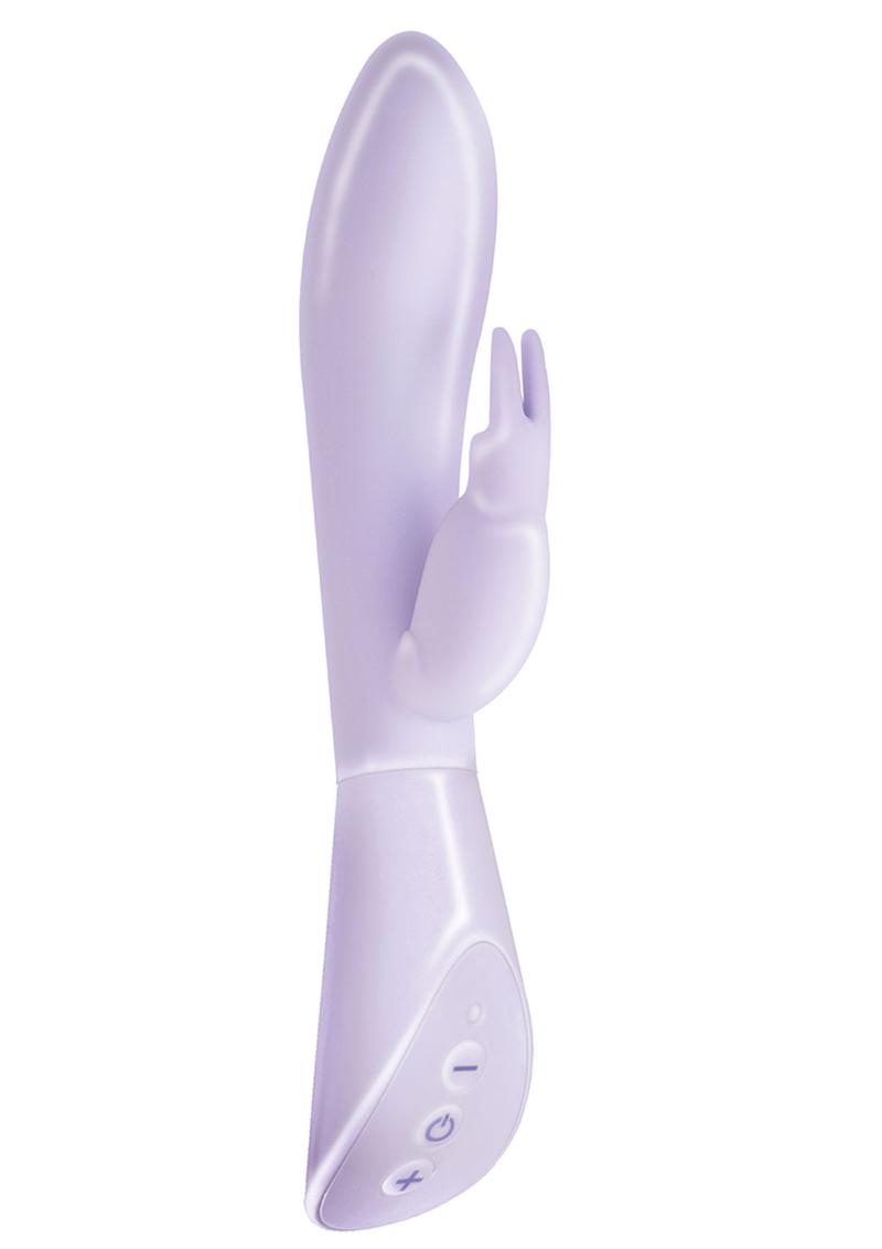 Touch Rabbit Vibe Silicone Rechargeable Vibrator - Lavender/Purple