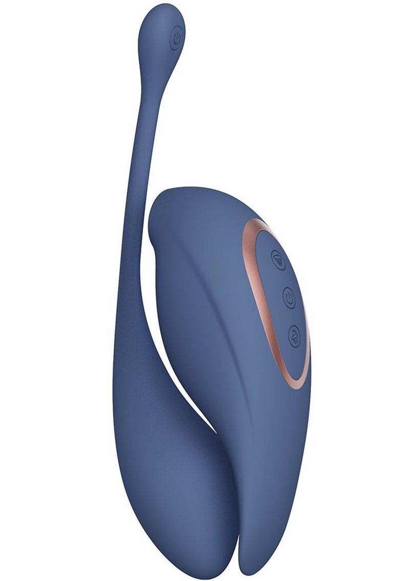 Twitch 2 Silicone Rechargeable Suction and Flapping Vibrator with Remote Control Egg