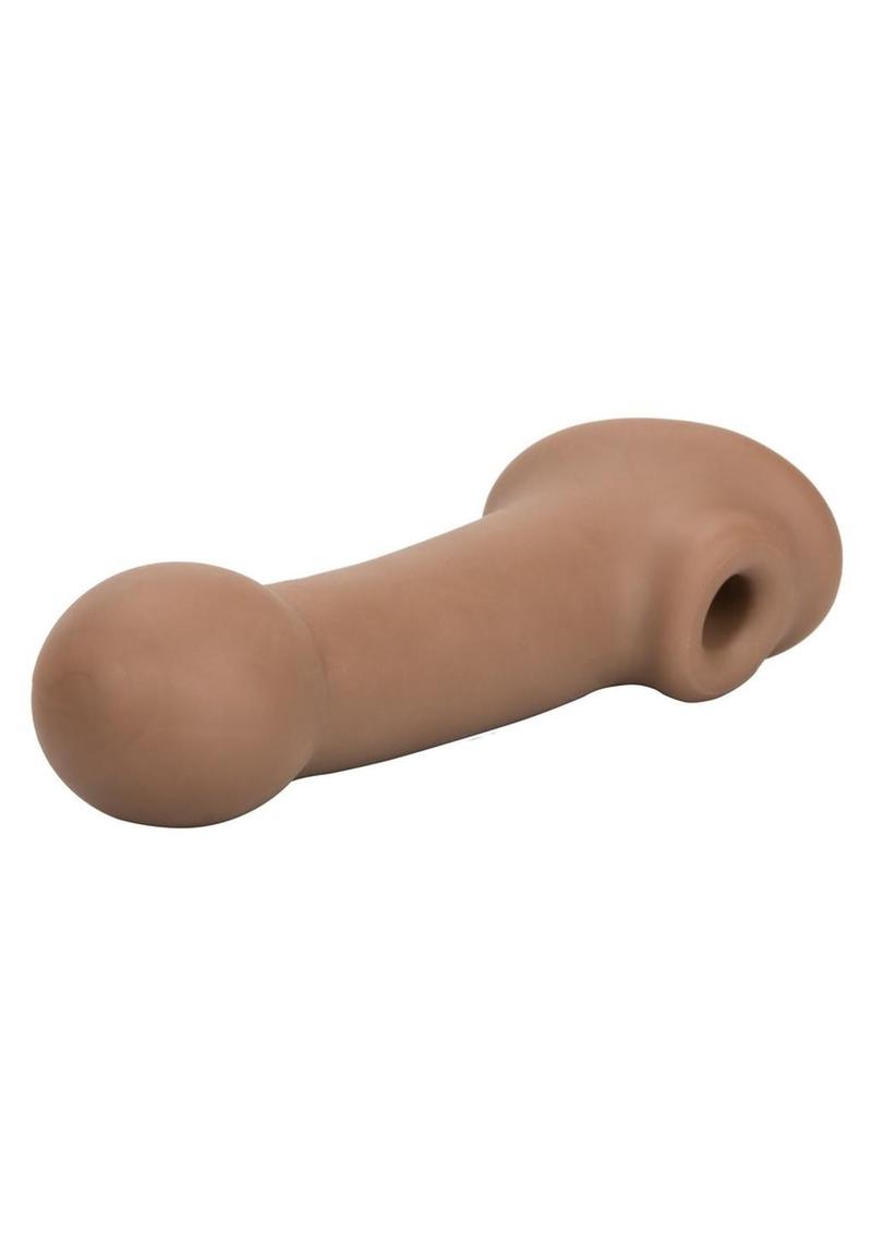 Ultimate Extender Penis Sleeve - Chocolate - 6.25in