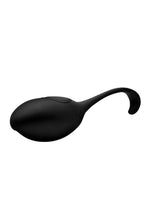 Under Control Rechargeable Silicone Vibrating Egg with Remote Control - Black