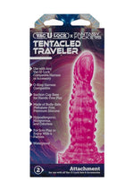 Vac-U-Lock Fantasy Fuckers Tentacle Travel Silicone Dildo - Pink