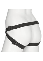 Vac-U-Lock Platinum Luxe Harness with Butt Plug - Black