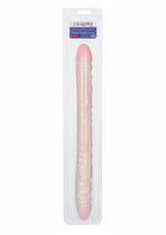 Vanilla Duo Veined Double Dildo