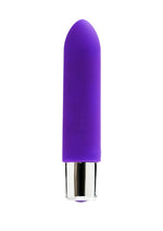 Vedo Bam Mini Rechargeable Silicone Bullet Vibrator - Into You - Indigo/Purple