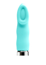 Vedo Luv Plus Rechargeable Silicone Bullet Vibrator - Tease Me - Teal/Turquoise