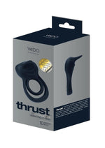 Vedo Trust Rechargeable Silicone Cock Ring - Black