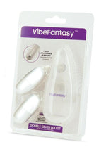 Vibefantasy Double Silver Bullet with Remote Control - Frost/Silver
