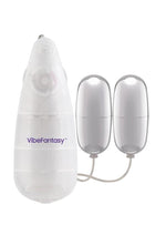 Vibefantasy Double Silver Bullet with Remote Control - Frost/Silver