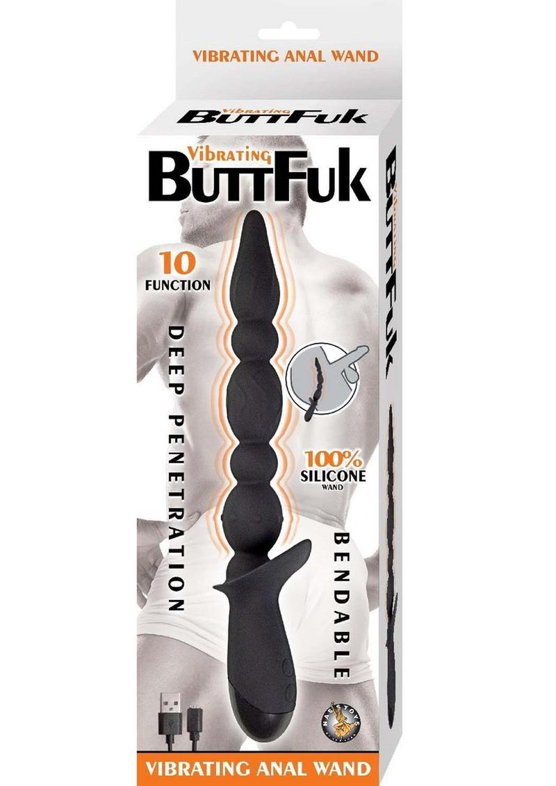 Vibrating Buttfuk Rechargeable Silicone Anal Wand