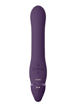 Vive Al Rechargeable Silicone Dual Motor Strapless Strap-On - Purple