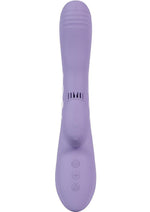 Vive Andria Led Rechargeable Silicone Dual Motor G-Spot Vibrating and Tap Clit Stimulator