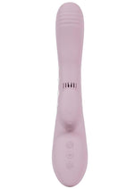Vive Andria Led Rechargeable Silicone Dual Motor G-Spot Vibrating and Tap Clit Stimulator