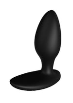 We-Vibe Ditto+ App Compatible Vibrating Rechargeable Silicone Butt Plug with Remote Control - Satin - Black