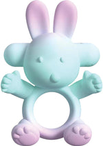Wet Dreams Buzzy Bunny Rechargeable Silicone Cock Ring - Multicolor