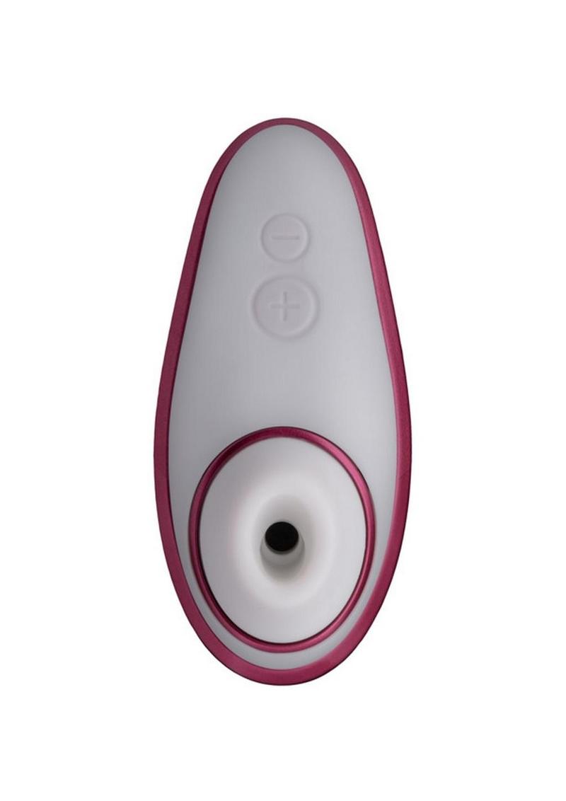 Womanizer Liberty Silicone Rechargeable Clitoral Stimulator - Red Wine