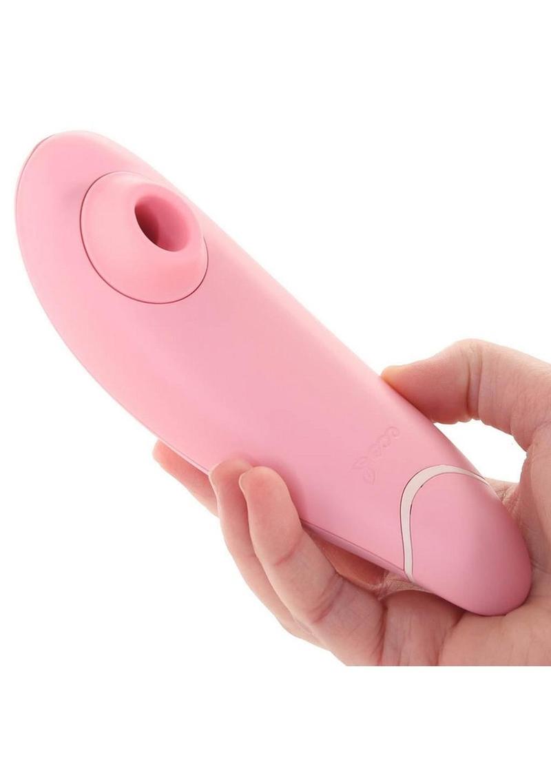 Womanizer Premium Eco Biodegradable Rechargeable Clitoral Stimulator - Pink