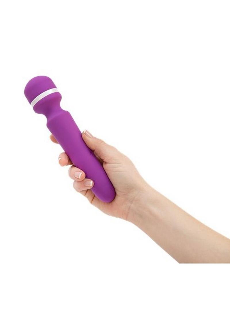 Wonderlust Destiny Silicone Rechargeable Wand Massager - Purple