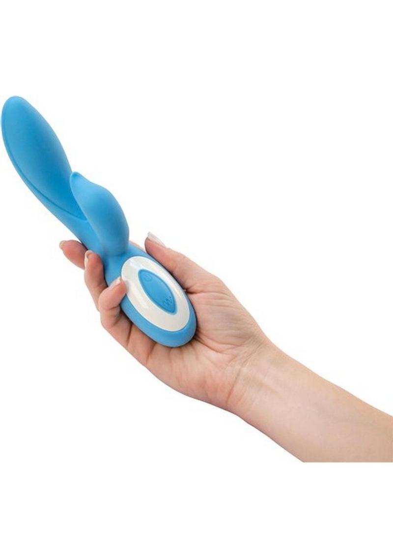 Wonderlust Harmony Rechargeable Silicone Vibrator - Blue