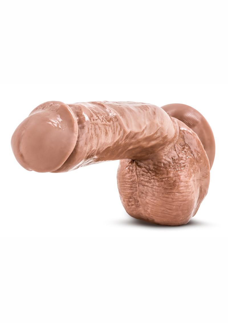 X5 Mister Grande Dildo with Balls - Caramel - 8.5in