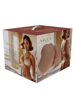 Xkin Valentina Vellure Dual Entry Bodyforms Masturbator - Pussy/Ass - Caramel