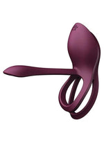 Zalo Bayek Rechargeable Silicone App Compatible Vibrating Couples Ring