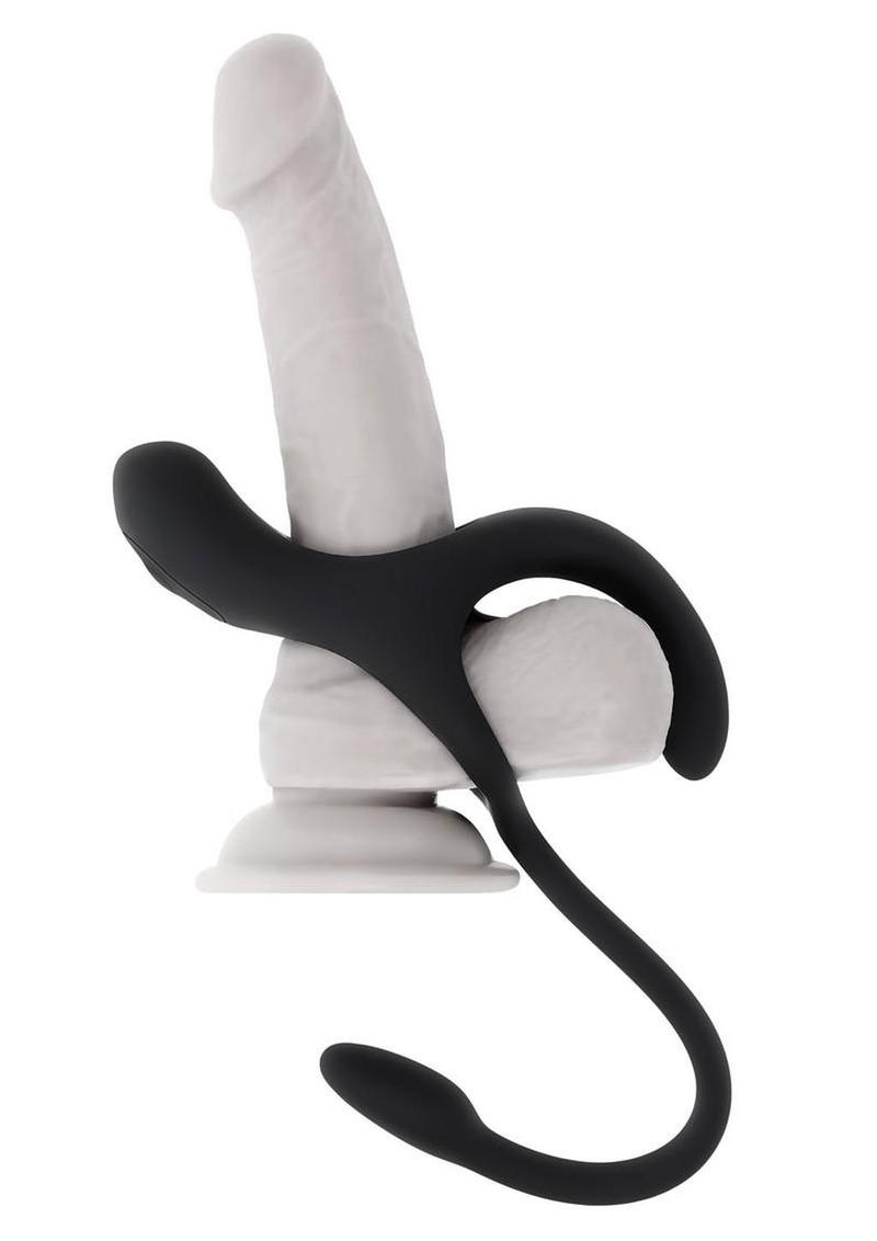 Zero Tolerance All The Bases Rechargeable Silicone Couples Ring and Plug with Remote