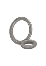 Zero Tolerance Bullseye Double Loop Cock Ring with Ball Strap - Smoke