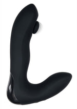 Zero Tolerance Tap It Silicone Rechargeable Prostate Massager with Remote Control - Black