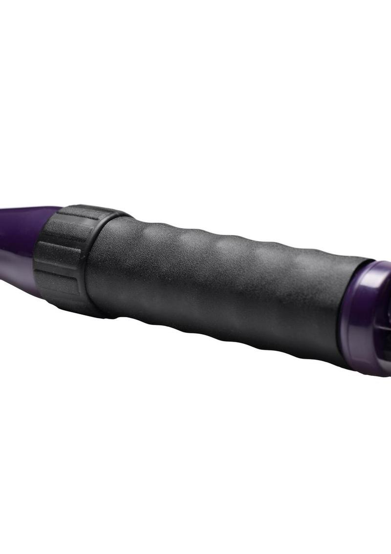 Zeus Electrosex Deluxe Edition Twilight Violet Wand with 5 Attachments - Black/Purple