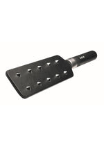 Zeus Electrosex E-Stim Spiked Paddle - Black/Silver