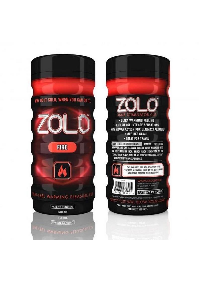 ZOLO Fire Cup Masturbator - Red